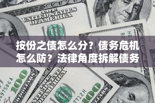 武汉按份之债怎么分？债务危机怎么防？法律角度拆解债务分配与风险自保指南