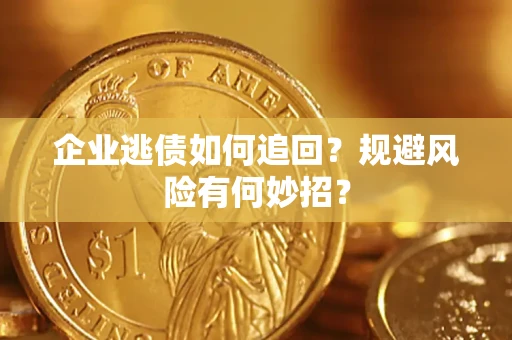 武汉企业逃债如何追回？规避风险有何妙招？