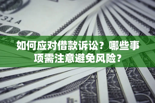 武汉如何应对借款诉讼？哪些事项需注意避免风险？