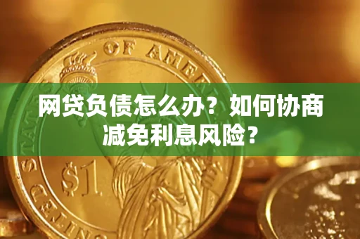 武汉网贷负债怎么办？如何协商减免利息风险？