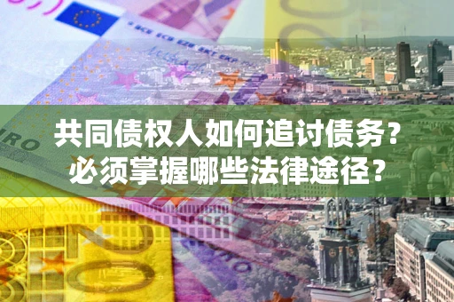 武汉共同债权人如何追讨债务？必须掌握哪些法律途径？
