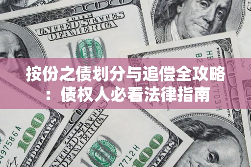 武汉按份之债划分与追偿全攻略：债权人必看法律指南