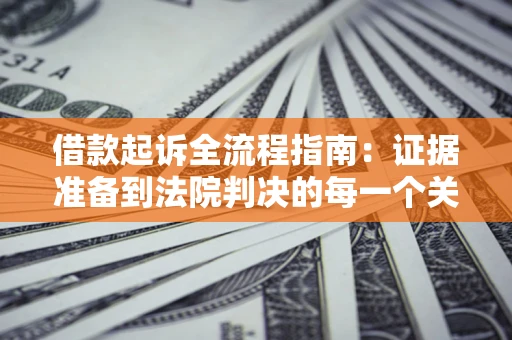 武汉借款起诉全流程指南：证据准备到法院判决的每一个关键步骤