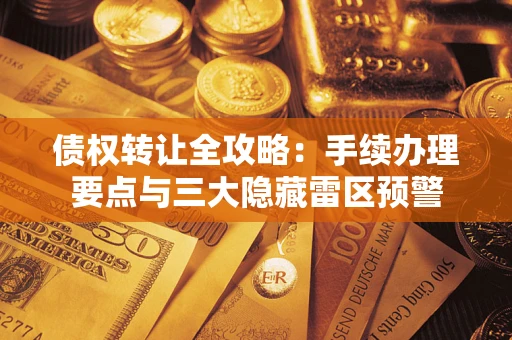 武汉债权转让全攻略：手续办理要点与三大隐藏雷区预警