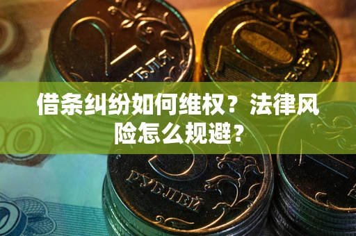 武汉借条纠纷如何维权？法律风险怎么规避？