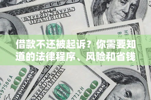 武汉借款不还被起诉？你需要知道的法律程序、风险和省钱技巧