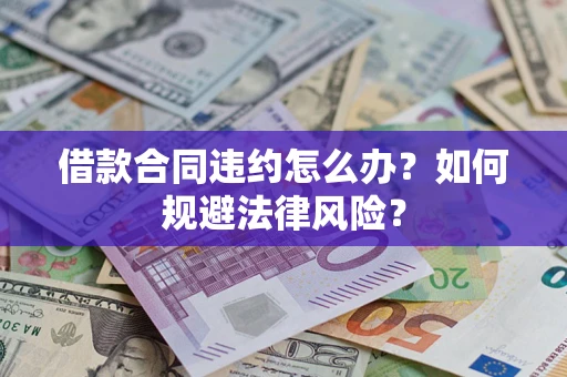 武汉借款合同违约怎么办？如何规避法律风险？