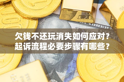 武汉欠钱不还玩消失如何应对？起诉流程必要步骤有哪些？