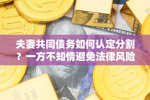 武汉夫妻共同债务如何认定分割？一方不知情避免法律风险必看！
